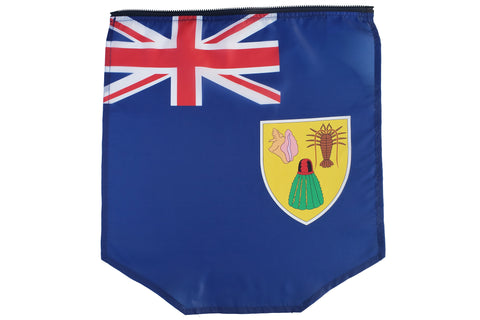 Turks and Caicos Zip Flag FO