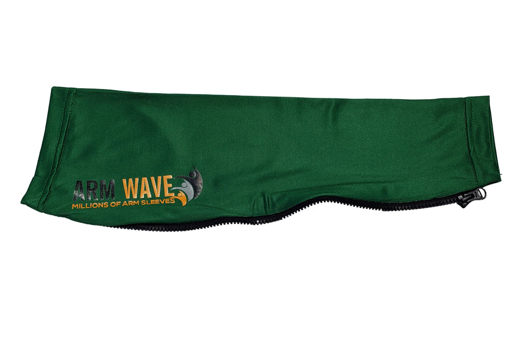 Dark Green Arm Sleeve uv Sleeves Arm Wave