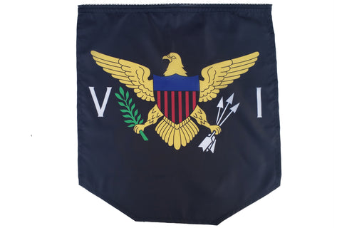 Black Virgin Island Zip Flag FO