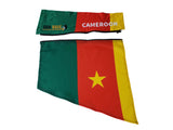 Cameroon Arm Wave Sleeve Flag with removable wing