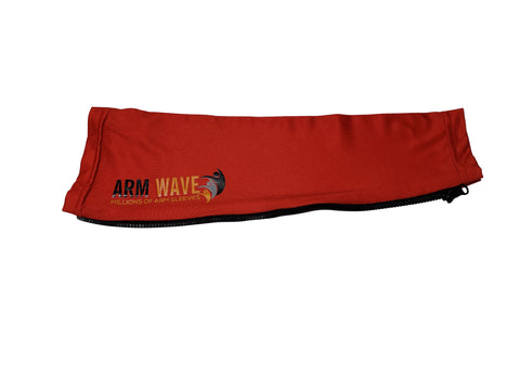 Red Arm Sleeve - Universal Zip Sleeve | Arm Wave