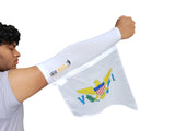 VIRGIN ISLAND ARM WAVE ARM SLEEVE Flag