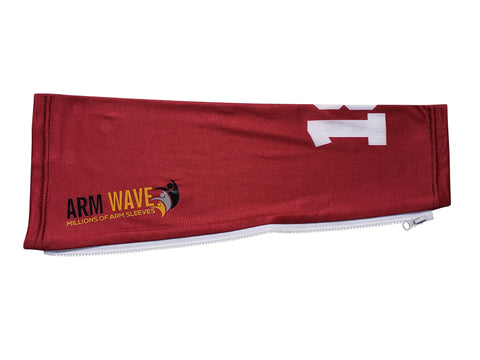  Red Universal Arm Sleeve - Uv Arm Sleeve | Arm Wave