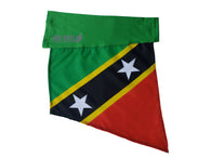 ST. KITTS and NEVIS ARM FLAG (ARM SLEEVE, ARM BAND) Reflective Arm Wave logo