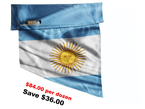 Argentina Arm wave arm sleeve flag (bandera) for cheering and representing countryArgentina Arm Sleeve Flag - Arm Flag | Arm Wave