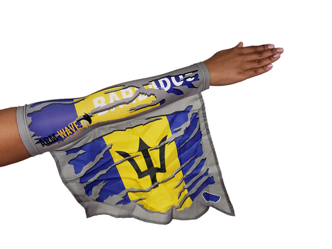 Barbados Camouflage Arm Sleeve Flag