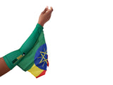 ETHIOPIA ARM and FOOT FLAG (Arm Band, Sleeve) for all cheering activities