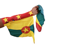 GRENADA WAVE SLEEVE, wearable Sleeve Flag, light and comfortable