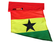 Ghana Arm Sleeve Flag for sale! Purchase One Dozen (12) "Wholesale"