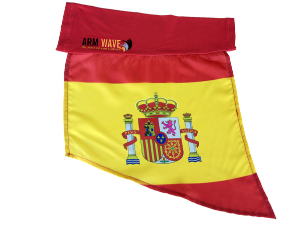 Spain Arm and Leg Flag Sleeve for sale! Purchase One Dozen (12) Wholesale