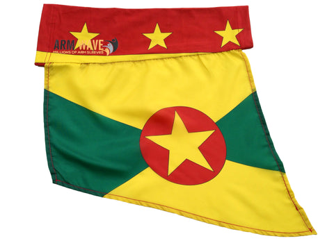 GRENADA ARM and FOOT FLAG, for sale! purchase ONE DOZEN (12), "Wholesale"