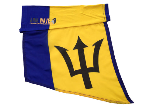 Bajan Arm Wave Sleeve Flag | Arm Wave