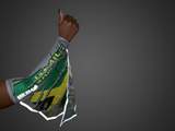 JAMAICA REFLECTIVE ARM and FOOT FLAG