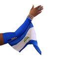 NICARAGUA ARM and LEG FLAG (Sleeve/Band) new celeb cheering instrument