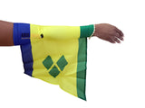 ST. VINCENT ARM WAVE ARM and LEG FLAG (Arm Band, Sleeves) for Carnival