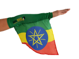 ETHIOPIA ARM and FOOT FLAG (Arm Band, Sleeve) for all cheering activities