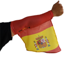 Spain Arm and Leg Flag Sleeve for sale! Purchase One Dozen (12) Wholesale