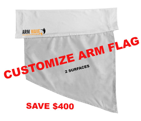 CUSTOMIZE 200 ARM WAVE SLEEVE or Leg FLAG "WHOLESALE"