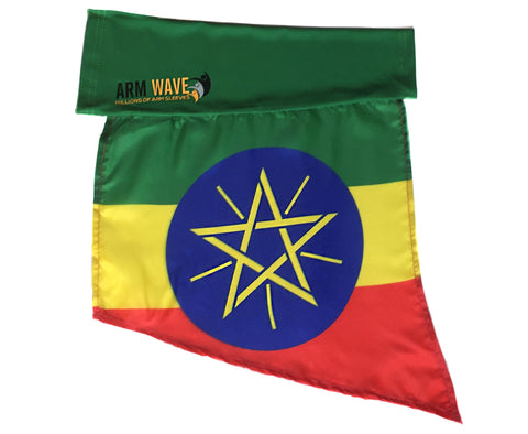 ETHIOPIA ARM and FOOT FLAG (Arm Band, Sleeve) for all cheering activities